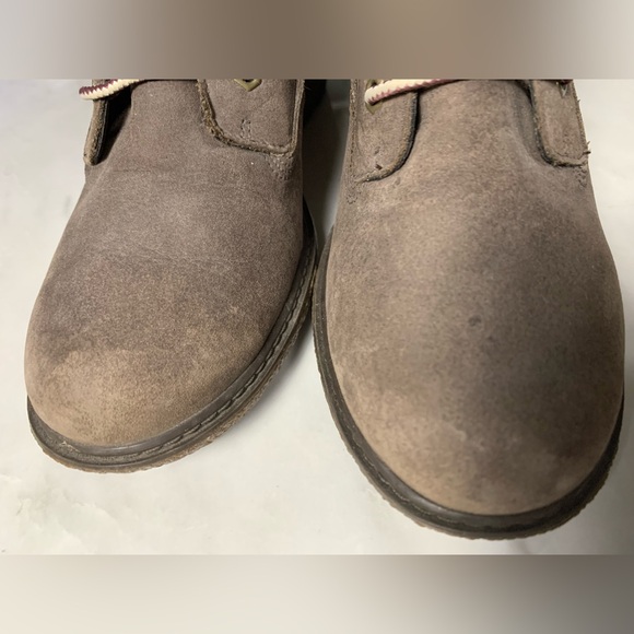 Timberland Earthkeepers Amston Wedge Heel Bootie Dark Brown Lace Boots US 7 - Picture 11 of 12